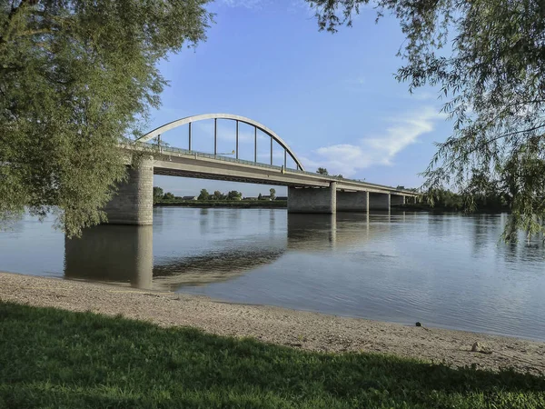 Auro Eisenbahnbrücke A92 Bei Deggendorf — Stockfoto