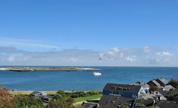 Helgoland Vista Del Alto Puerto Marítimo —  Fotos de Stock