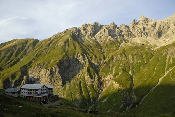 Cabaña Kemptner Krottenspitzen — Foto de Stock