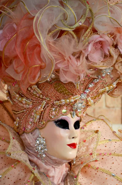 Trajes Carnaval Carnaval Veneza — Fotografia de Stock