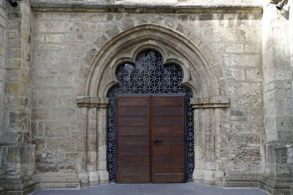 Porta Igreja São Nicolau Nieheim — Fotografia de Stock