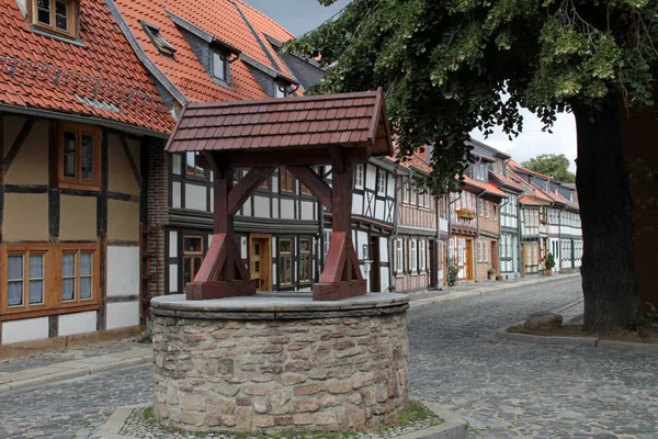 Old Town Street Wernigerode —  Fotos de Stock