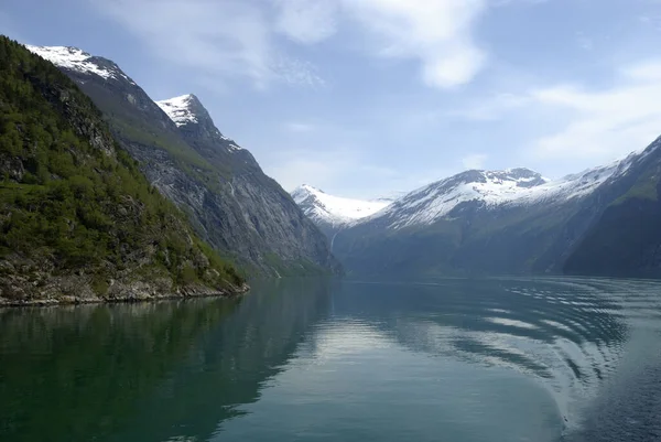 Noruega Sobre Naturaleza Paisaje Fondo — Foto de Stock