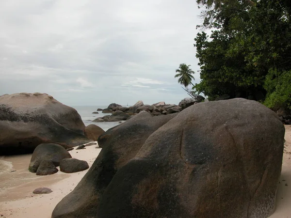 Plaja Din Seychelles Seychelles — Fotografie, imagine de stoc