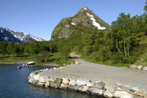 Memurubu Gjendesee Jotunheimen National Park Oppland Norway — Stock Photo, Image