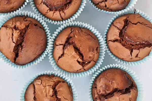 Deliciosas Magdalenas Dulces Cerca — Foto de Stock