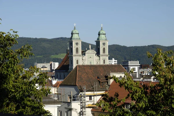 Старий Собор Лінц Верхня Австрія Австрія — стокове фото