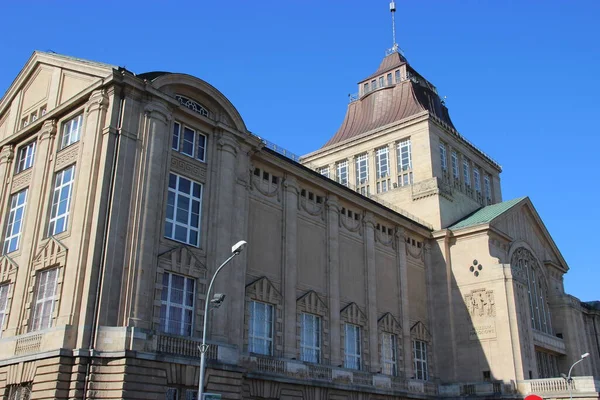 Muzeum Narodowe Taras Hakowy Szczecinie — Zdjęcie stockowe