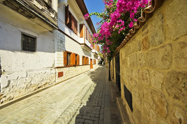 Ulice Pohled Kaleii Kaleici Staré Město Antalya — Stock fotografie