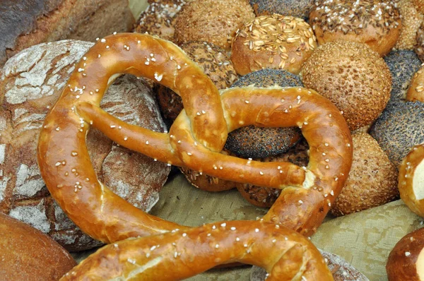 Masada Taze Simit Var — Stok fotoğraf