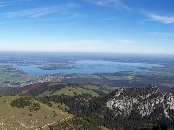Luftaufnahme Der Berge Und Des Flusses Sommer — Stockfoto