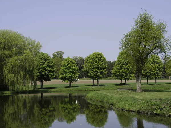 Widok Park Schwerin Niemcy — Zdjęcie stockowe