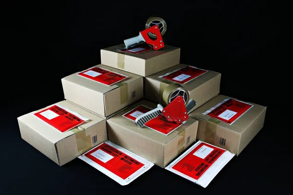 Parcel Service Parcels Parcel Shipping Post Parcels — Stock Photo, Image