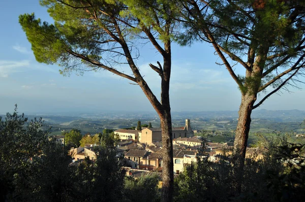 San Gimignano Italiensk Bergsstad Toscana — Stockfoto