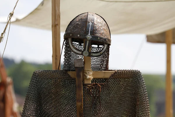 Medieval Knight Armor Sword — Stock Photo, Image