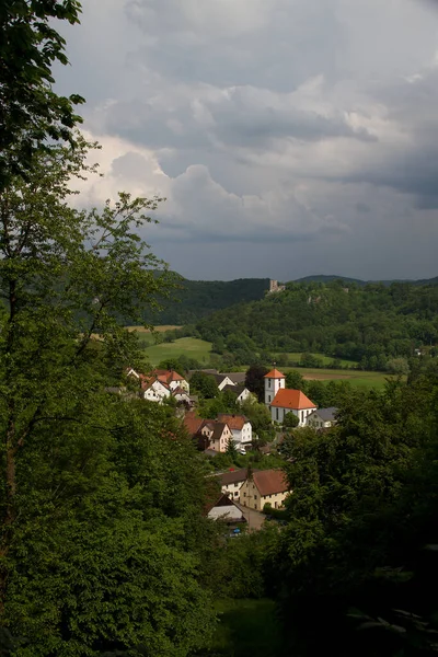 Malebný Pohled Kostel Architektonické Detaily — Stock fotografie