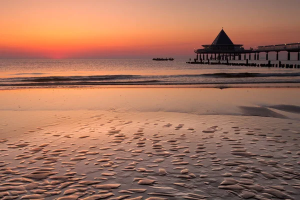 Sonnenuntergang Strand — Stockfoto