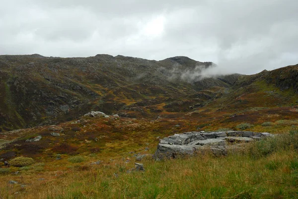 Norwegen Auf Naturlandschaft Hintergrund — Stockfoto