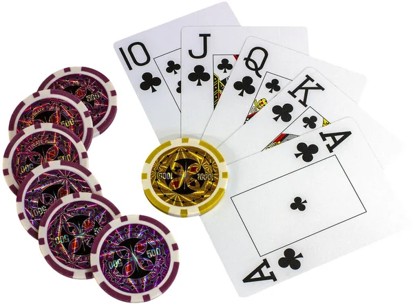 Poker Game Gambling Casino — Stock Photo, Image
