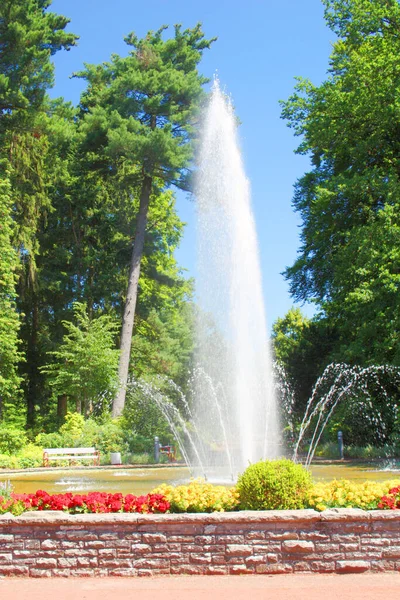 Kaiser Karls Park Στο Der Gartenschau Bad Lippspringe — Φωτογραφία Αρχείου