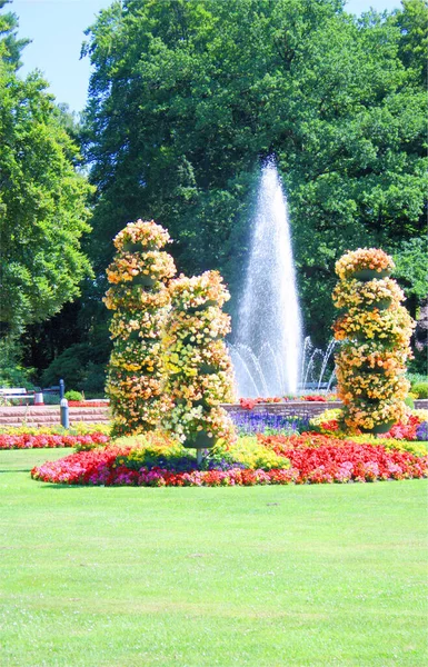 Kaiser Karls Park Der Gartenschau Bad Lippspringe — Foto de Stock