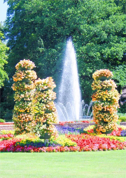 Kaiser Karls Park Der Gartenschau Bad Lippspringe — Foto de Stock