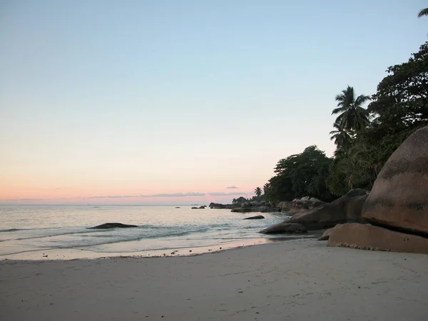 Pantai Sepi Seychelles — Stok Foto