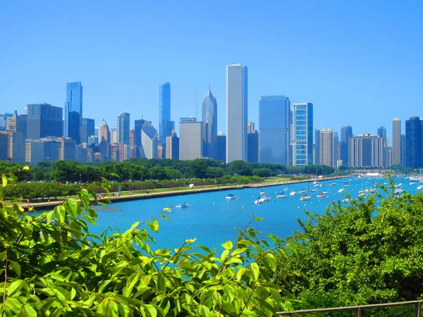 Chicago Lake Michigan Background — Stock Photo, Image