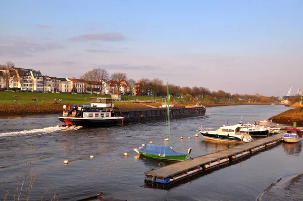 Βρέμη Είναι Μια Πόλη Που Διασχίζει Τον Ποταμό Weser Στη — Φωτογραφία Αρχείου
