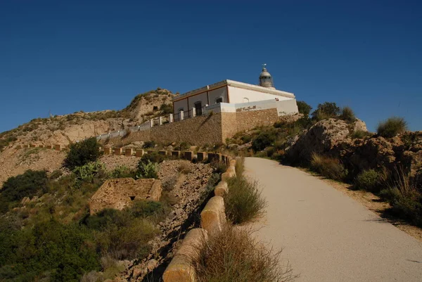 Spain Albir Lighthouse Costa Blanca — стокове фото