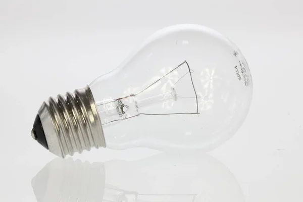 Light Bulb White Background — Stock Photo, Image