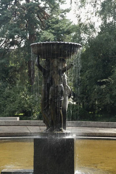 Fontaine Dans Parc — Photo