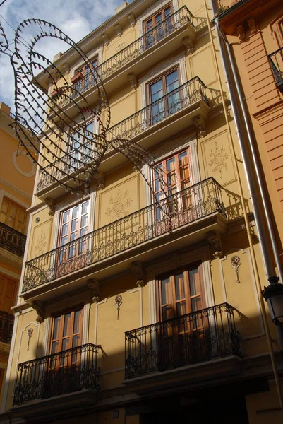 バレンシアの家のファサード スペイン — ストック写真