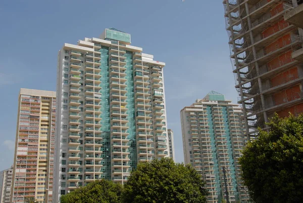 Spanien Benidorm Haus Facades — Stockfoto