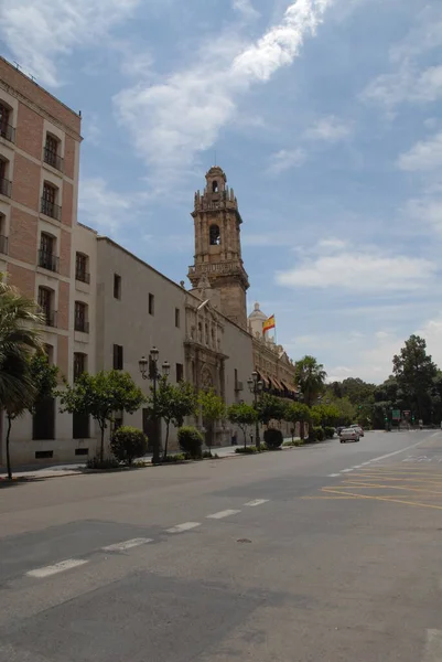 Spanje Valencia Huis Facades — Stockfoto