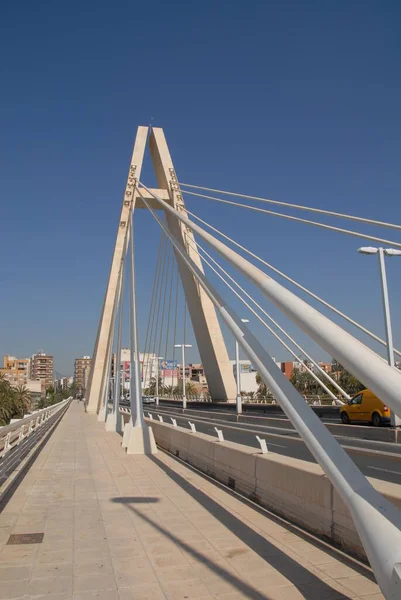 Spain Cable Stayed Bridge — Stock Photo, Image