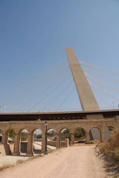 Spain Cable Stained Bridge — 스톡 사진