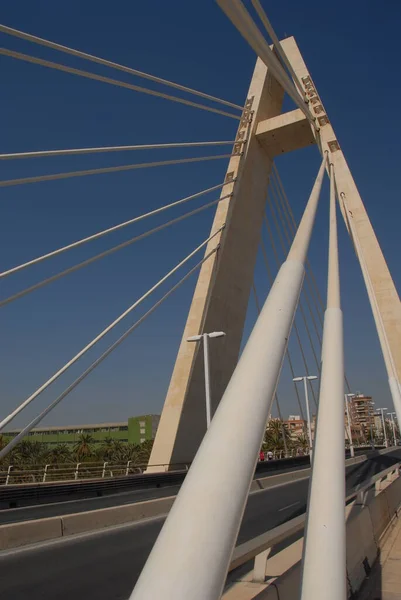 Spain Cable Stained Bridge — 스톡 사진