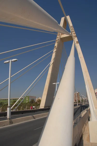 Ισπανια Cable Stayed Γέφυρα — Φωτογραφία Αρχείου