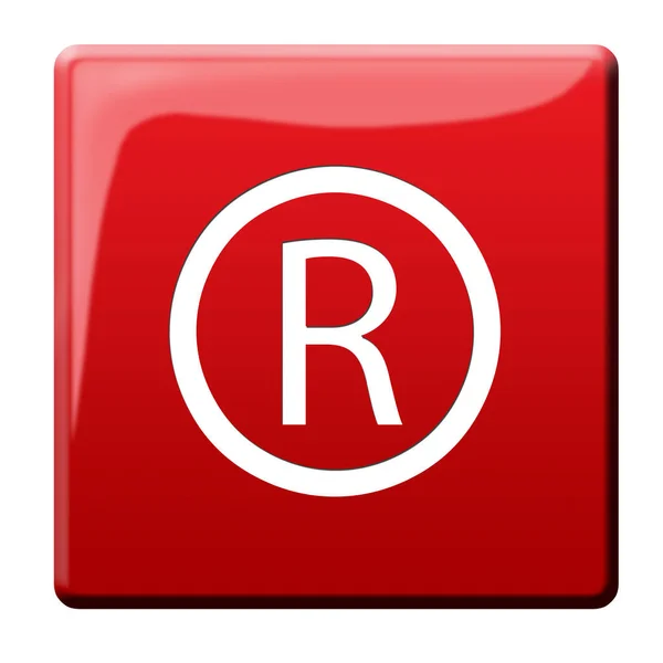 Copyright Button Right Reproduction Trade Mark — Stock Photo, Image