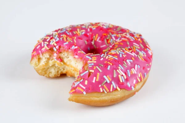 Rosquillas Aisladas Blanco — Foto de Stock