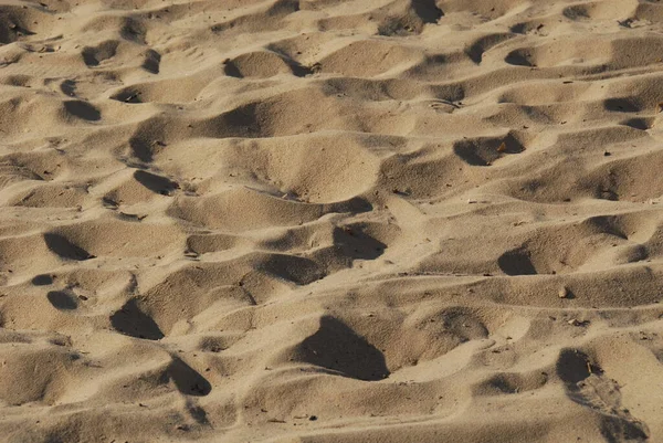 Ισπανια Ίχνη Στην Άμμο — Φωτογραφία Αρχείου