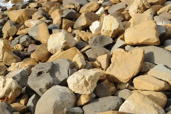 Spanje Stenen Door Zee — Stockfoto