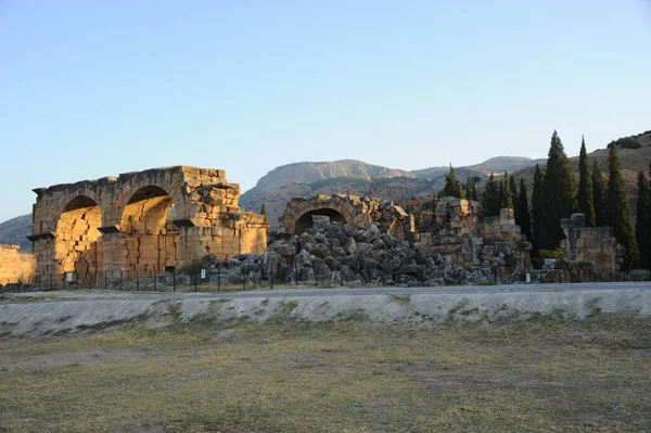 Pamukkale Ανθρακικό Ορυκτό Γεωλογία — Φωτογραφία Αρχείου