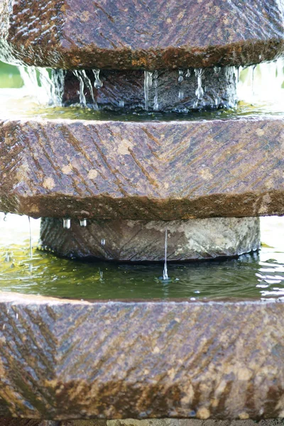 Fotografía Agua Gotas Agua Una Fuente — Foto de Stock