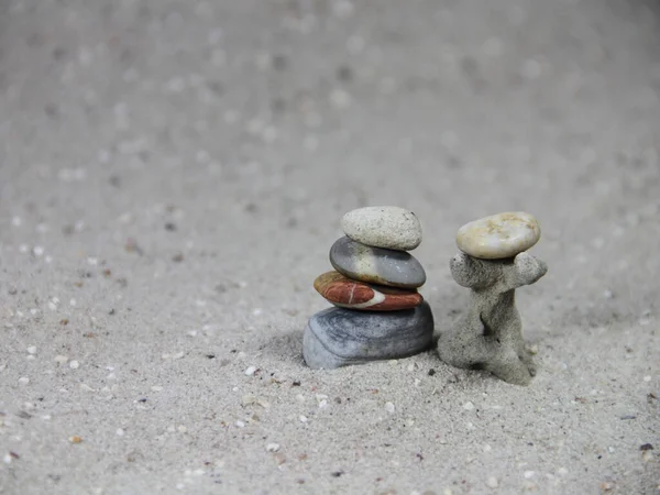 Zen Stones Sand — Stock Photo, Image