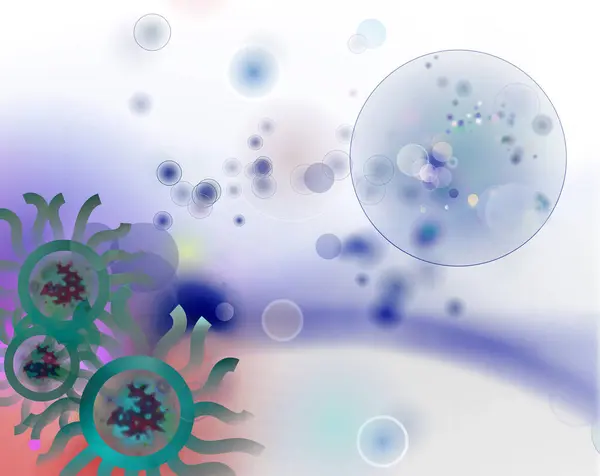 Вирус Бактерии Клетки Вакцинация — стоковое фото