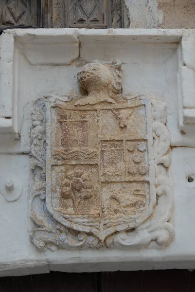 Espanha Villena Fassaden Door Tor — Fotografia de Stock