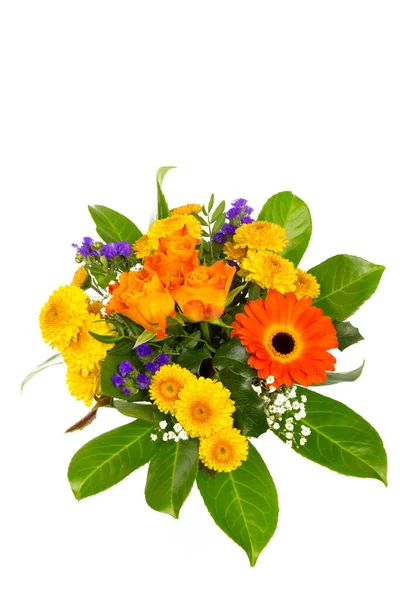 Strauß Von Rosen Blumen Und Flora — Stockfoto