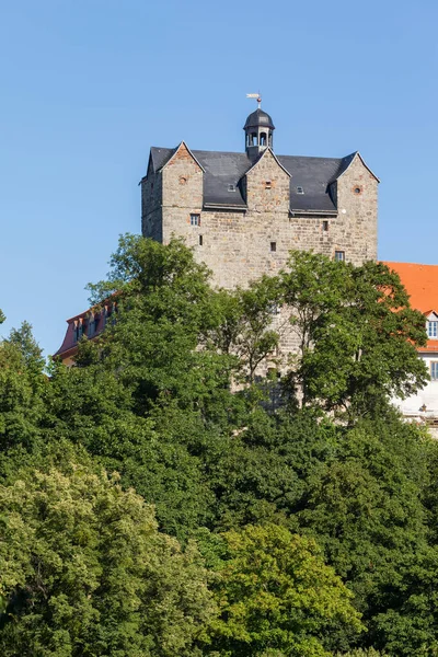 Κάστρο Ballenstedt Στην Αρχαία Σαξονία — Φωτογραφία Αρχείου